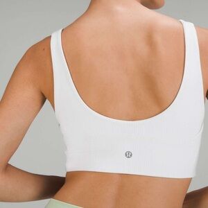 Lululemon Align Reversible Ribbed Sports Bra White